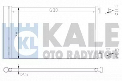KALE OTO RADYATOR 342905 -  Конденсатор, кондиционер